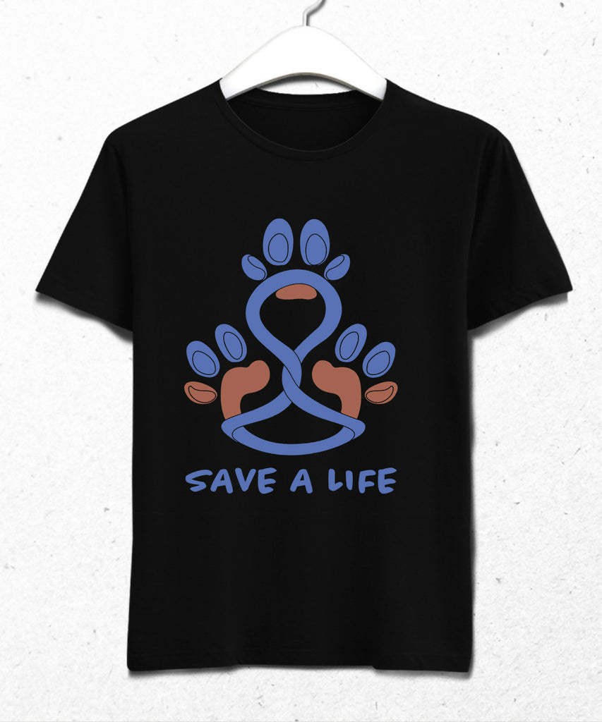 SAVE A LIFE Kısa Kol Tişört