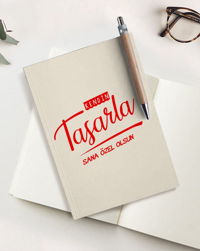 Özel tasarım kanvas defter