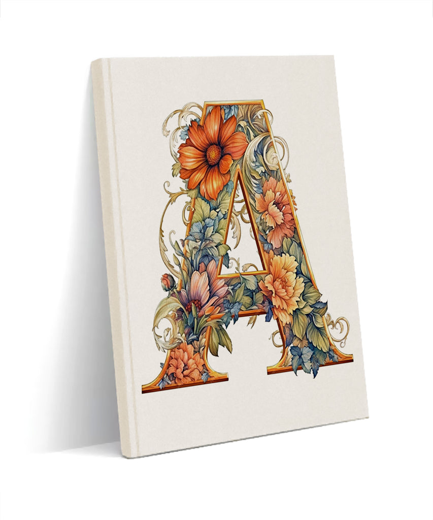 Decorative letter A Notebook