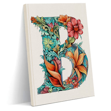 Dekoratif B harfi Defter