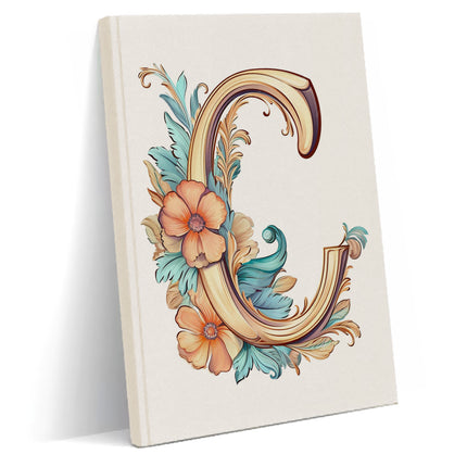 Dekoratif C harfi Defter
