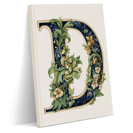 Dekoratif D harfi Defter