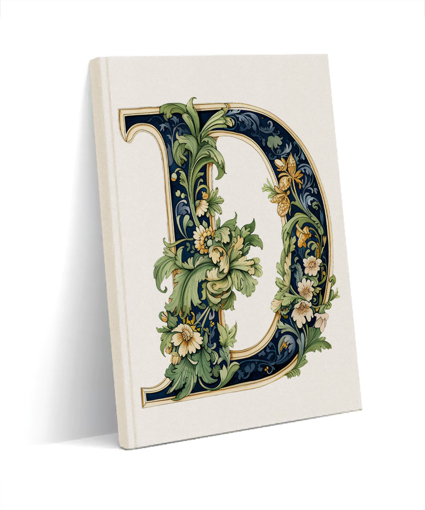 Decorative letter D Notebook