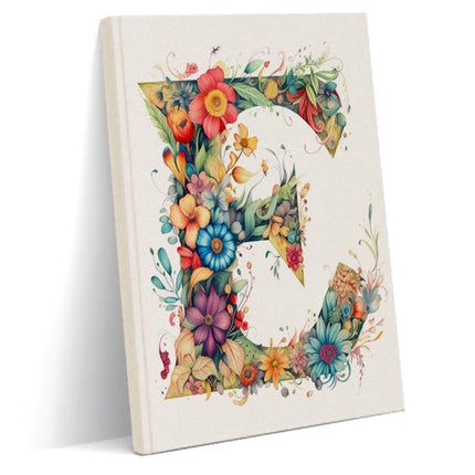 Decorative letter E notebook