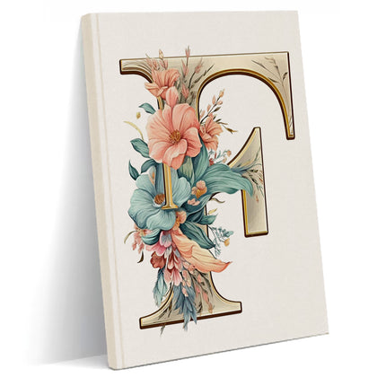 Dekoratif F harfi Defter