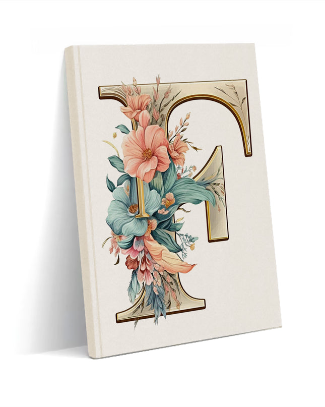 Dekoratif F harfi Defter