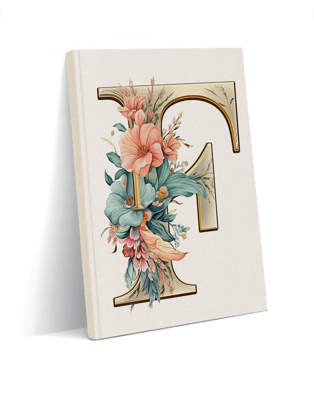 Dekoratif F harfi Defter