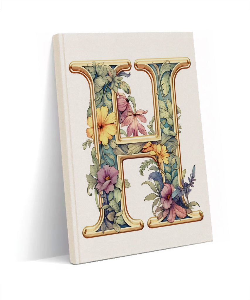 Decorative letter H Notebook