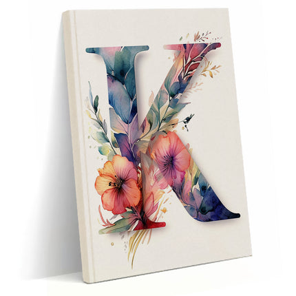 Dekoratif K harfi Defter