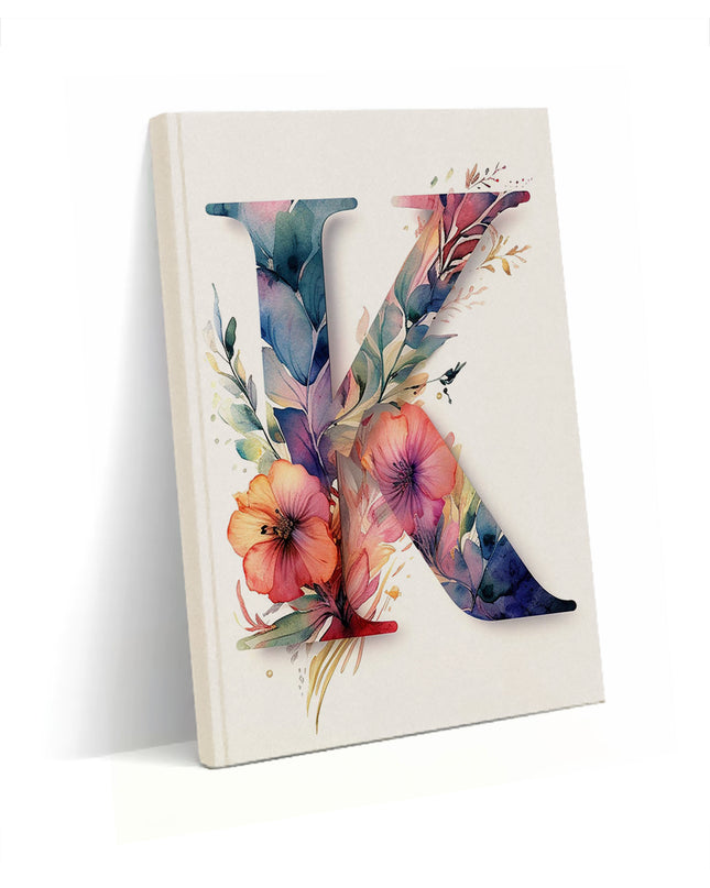 Dekoratif K harfi Defter