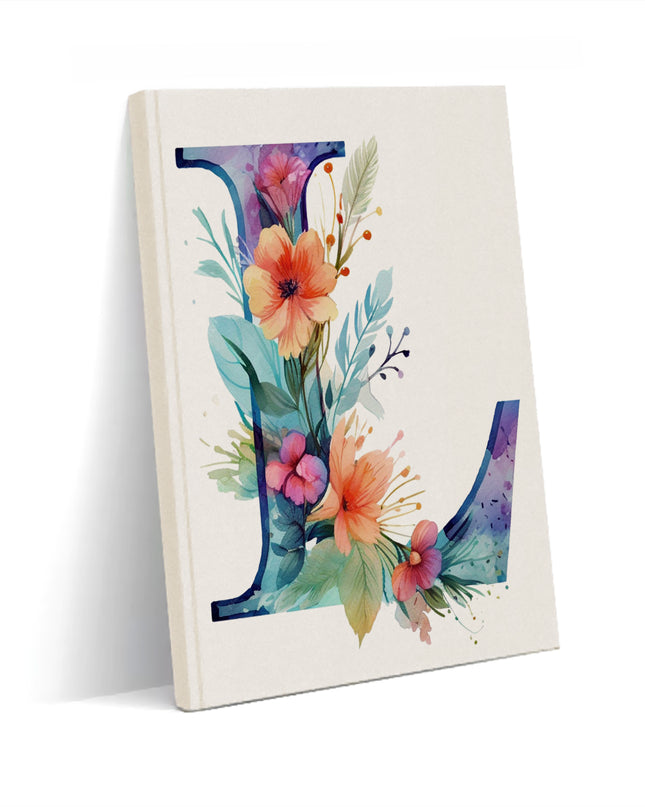Dekoratif L harfi Defter