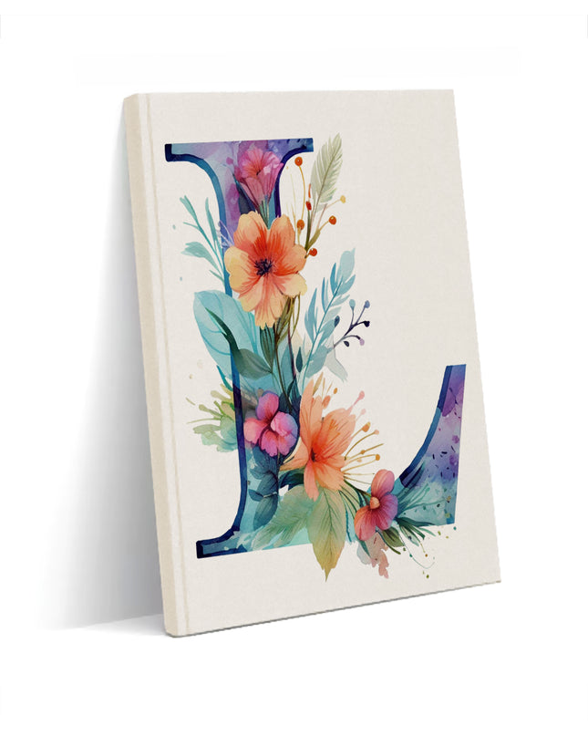 Dekoratif L harfi Defter