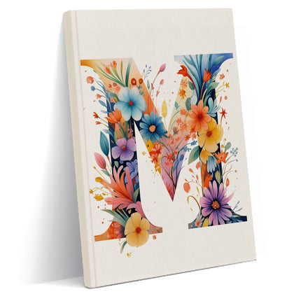 Dekoratif M harfi Defter