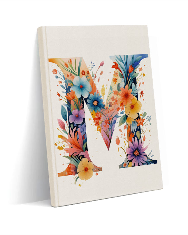 Dekoratif M harfi Defter