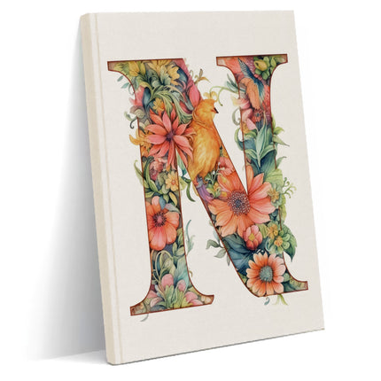 Dekoratif N harfi Defter