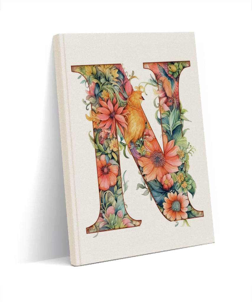 Decorative letter N Notebook