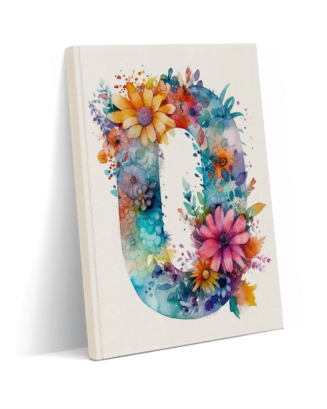 Dekoratif O harfi Defter