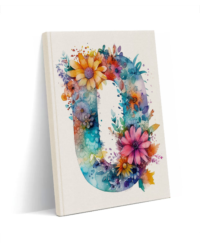 Dekoratif O harfi Defter