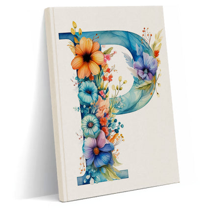 Dekoratif P harfi Defter