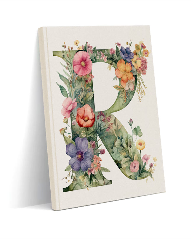 Dekoratif R harfi Defter