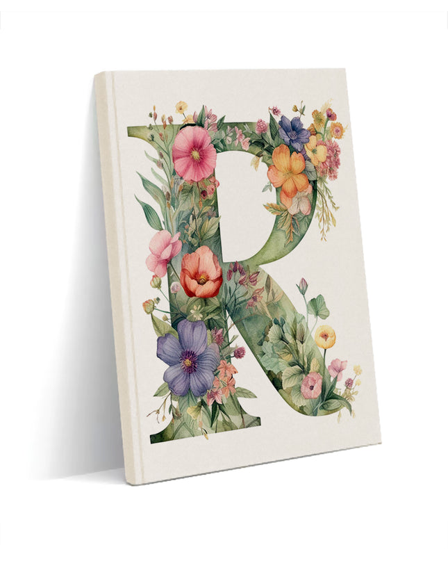 Dekoratif R harfi Defter