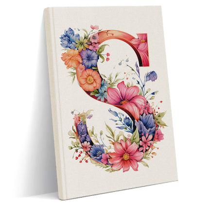 Dekoratif S harfi Defter - basmatik.com