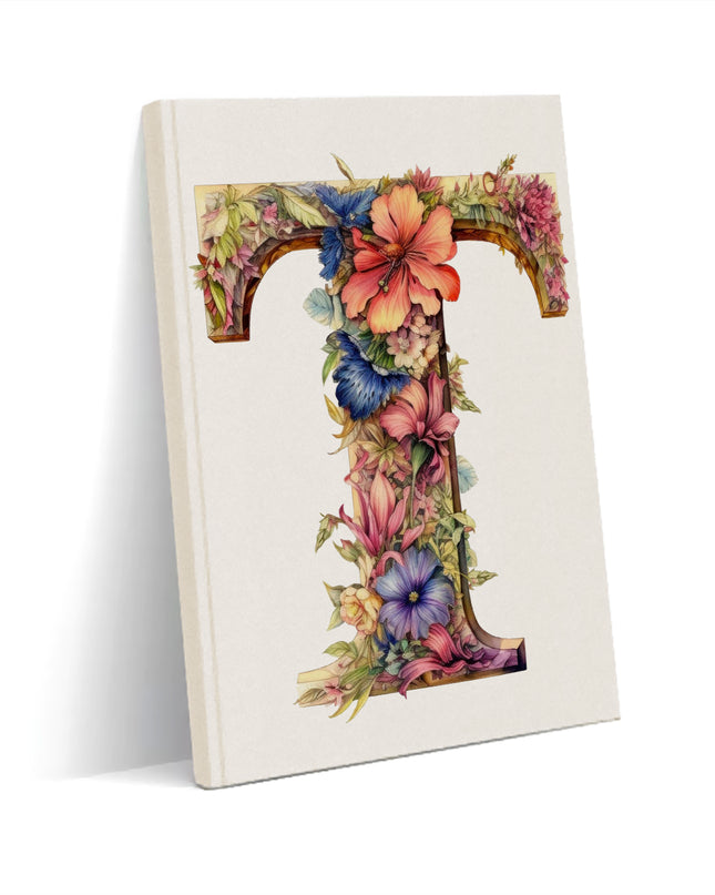 Dekoratif T harfi Defter