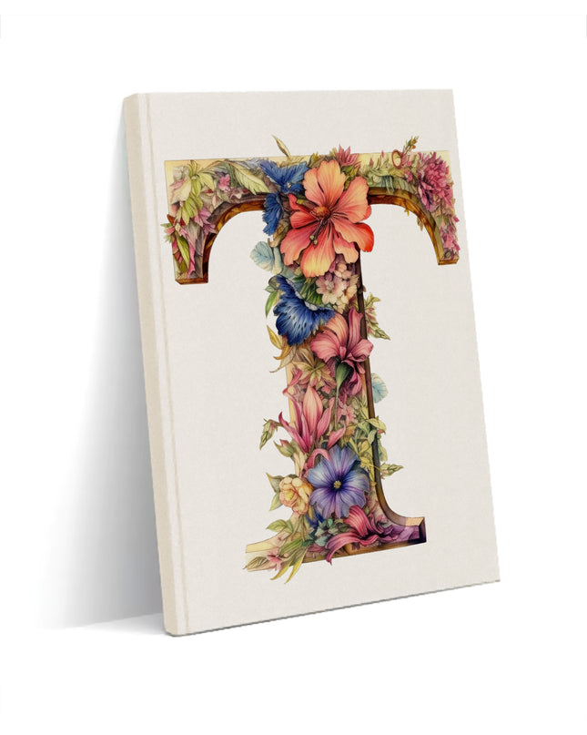 Dekoratif T harfi Defter