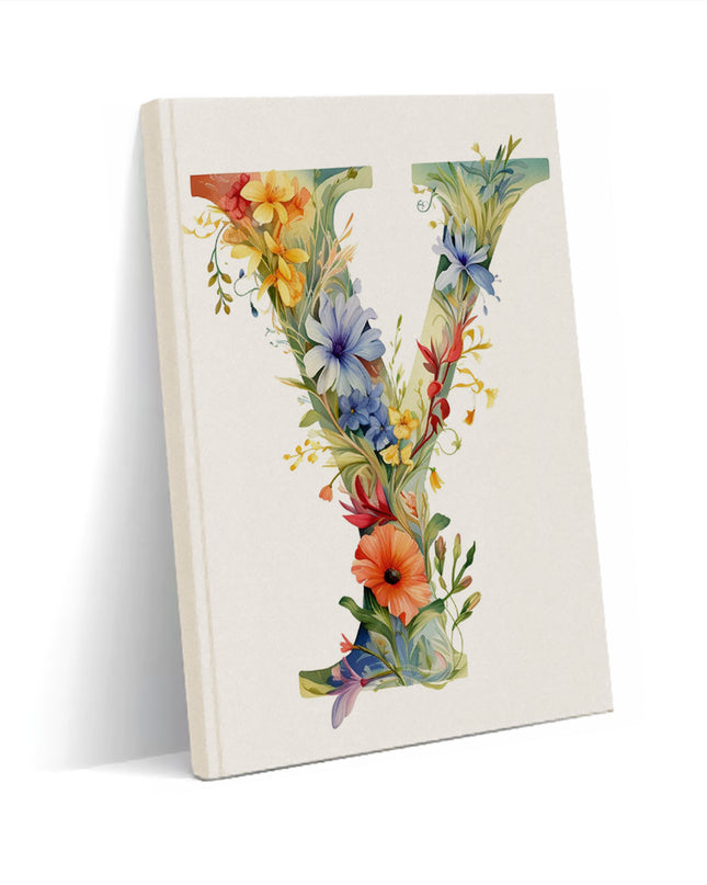 Dekoratif Y harfi Defter