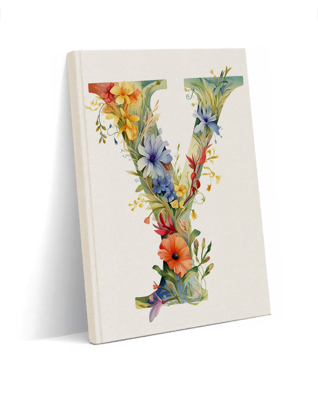 Dekoratif Y harfi Defter