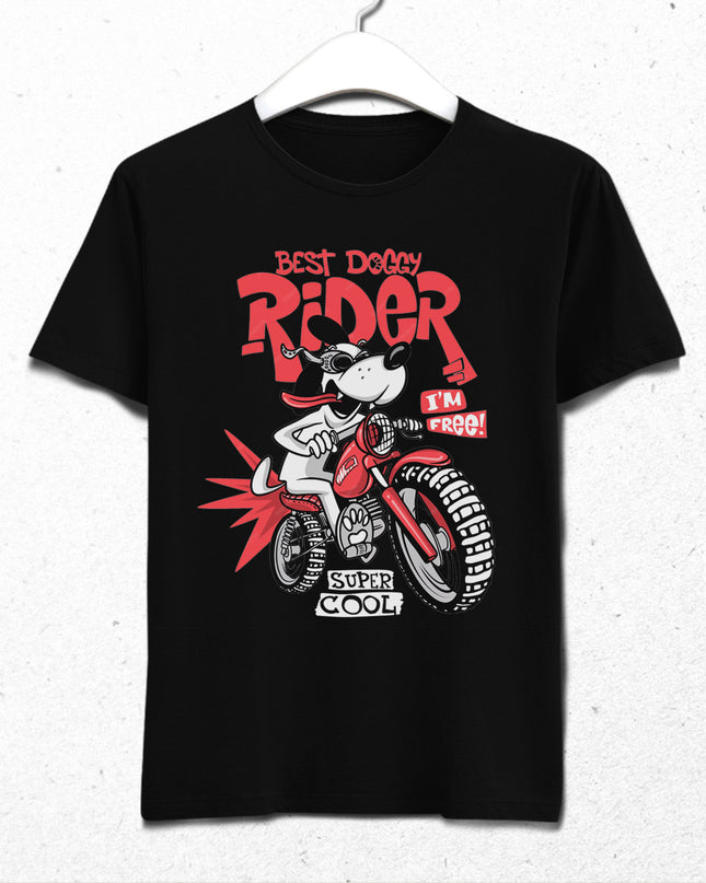 Doggy Rider tişört - basmatik.com