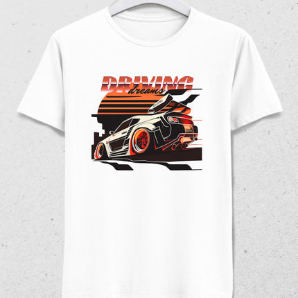 Driving dreams tişört - basmatik.com