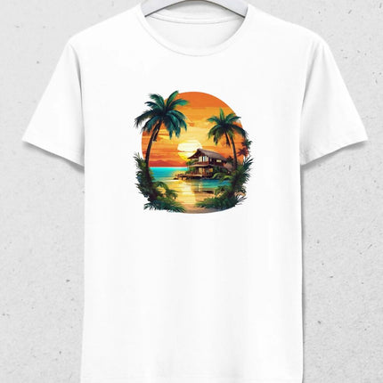 Gün Batımı Erkek Tişört