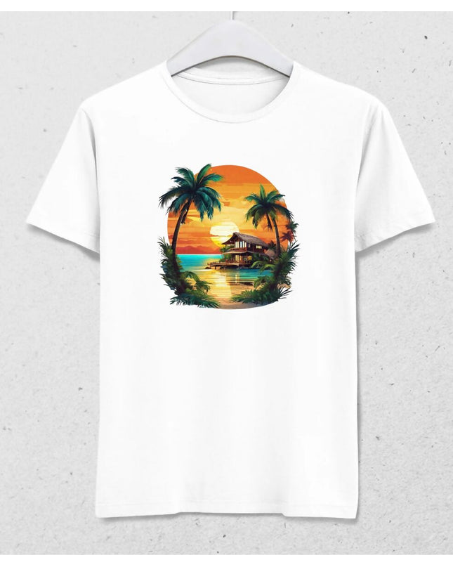 Gün Batımı Erkek Tişört