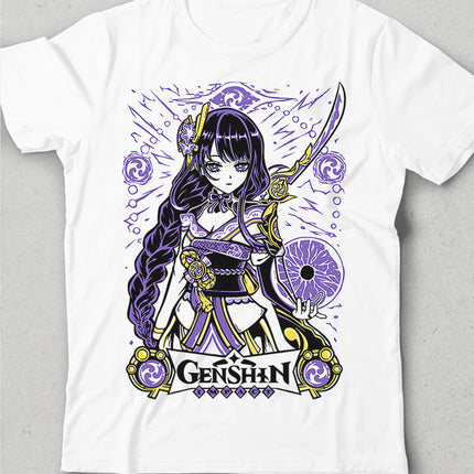 Genshin Impact Raiden Shogun kids t-shirt