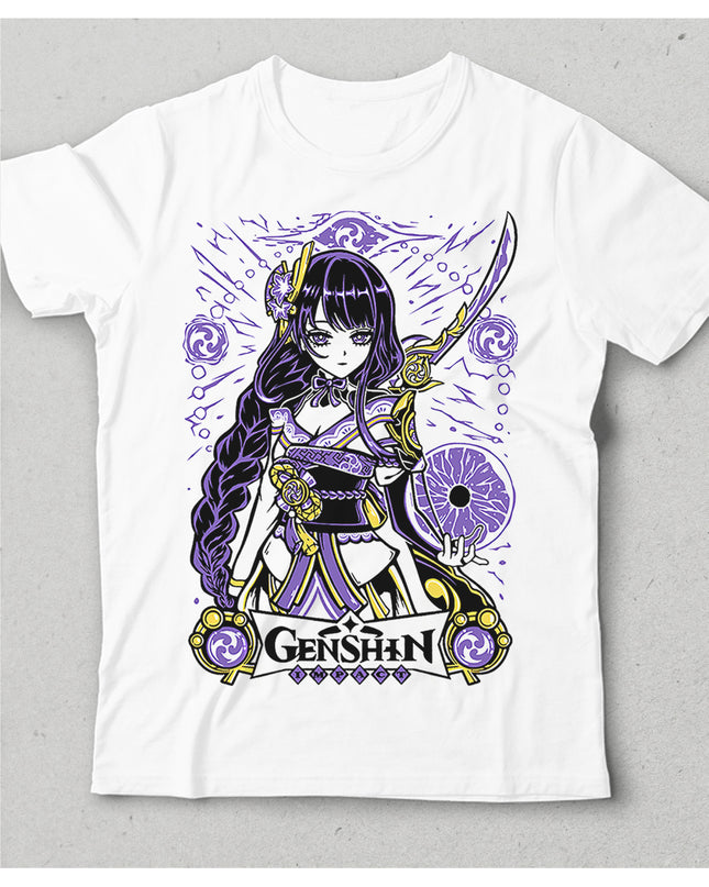 Genshin Impact Raiden Shogun kids t-shirt