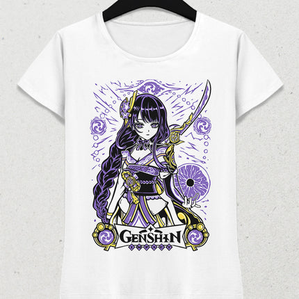 Genshin Impact Raiden Shogun women's t-shirt