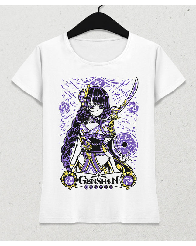 Genshin Impact Raiden Shogun women's t-shirt