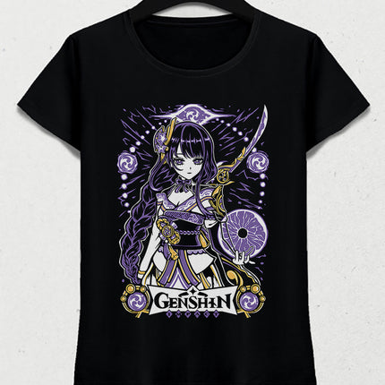 Genshin Impact Raiden Shogun women's t-shirt