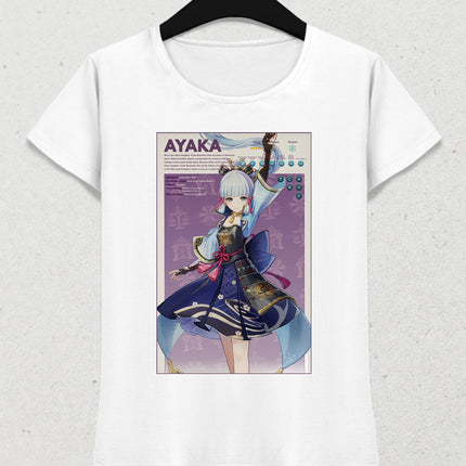 Genshin Impact Ayaka women's t-shirt