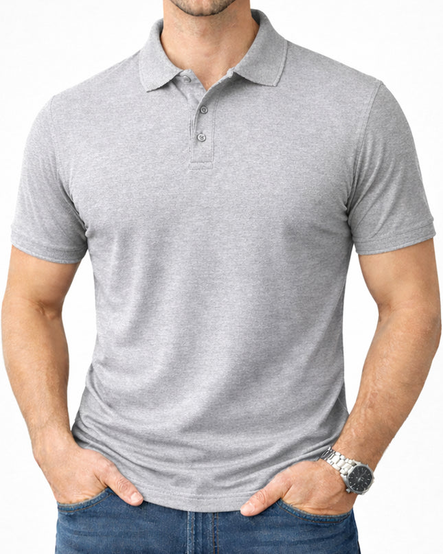 Gri Polo Yaka (minimum 15 adet) - basmatik.com