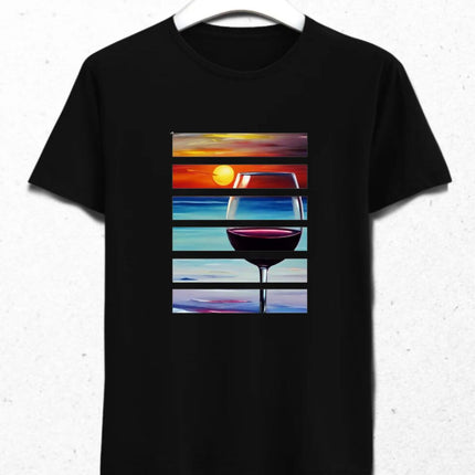 Şarap Kadehi Erkek Tişört