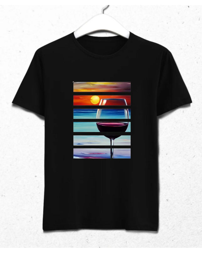 Şarap Kadehi Erkek Tişört