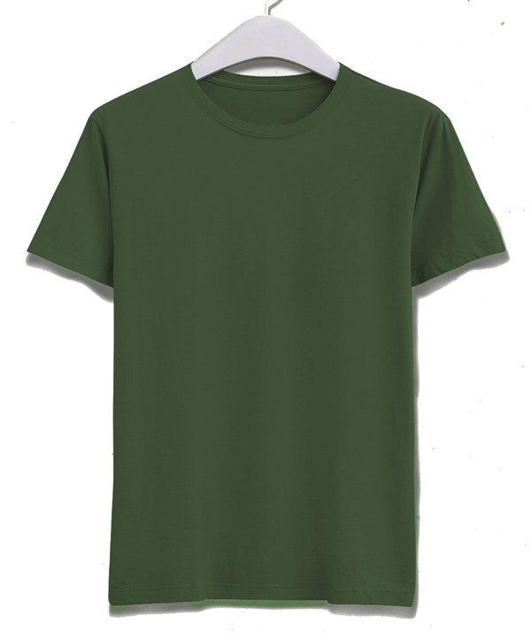 özel tasarım Unisex slimfit haki tişört