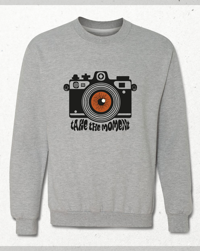 Take the Moment Sweatshirt - Kapşonsuz
