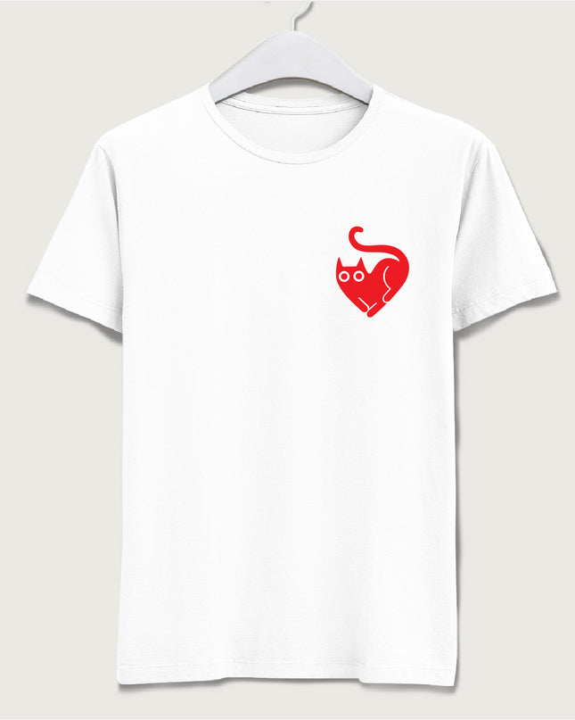 Heart Cat tişört