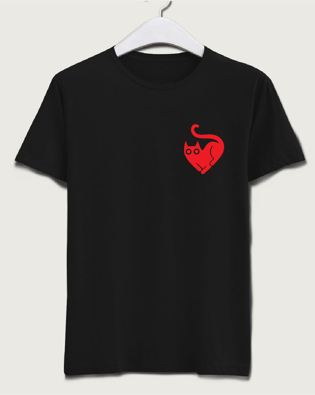 Heart Cat tişört