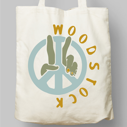 Peace & Love Retro - Bez Çanta - basmatik.com