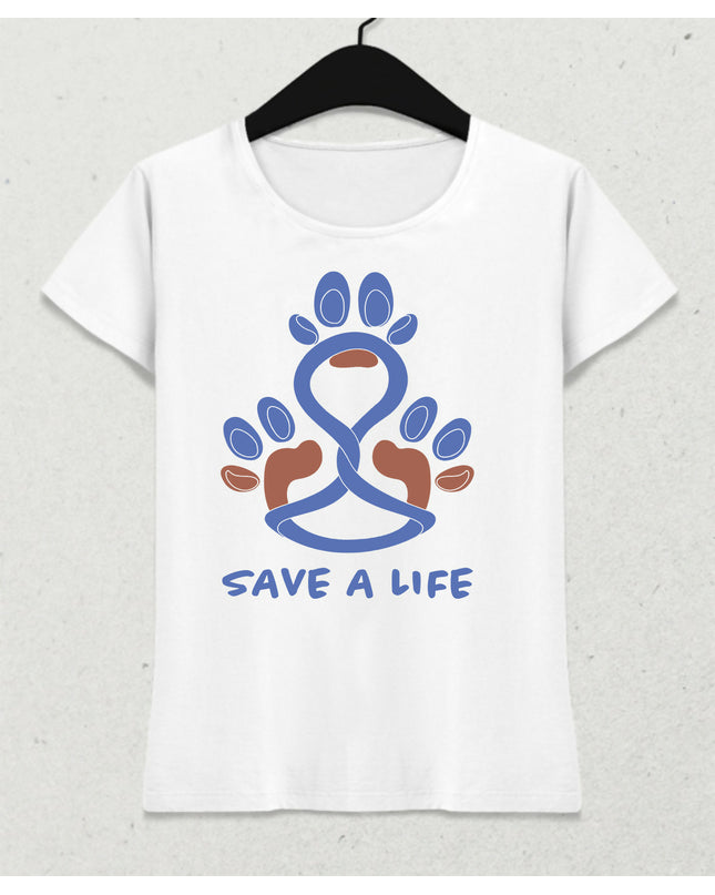 SAVE A LIFE Kısa Kol Tişört