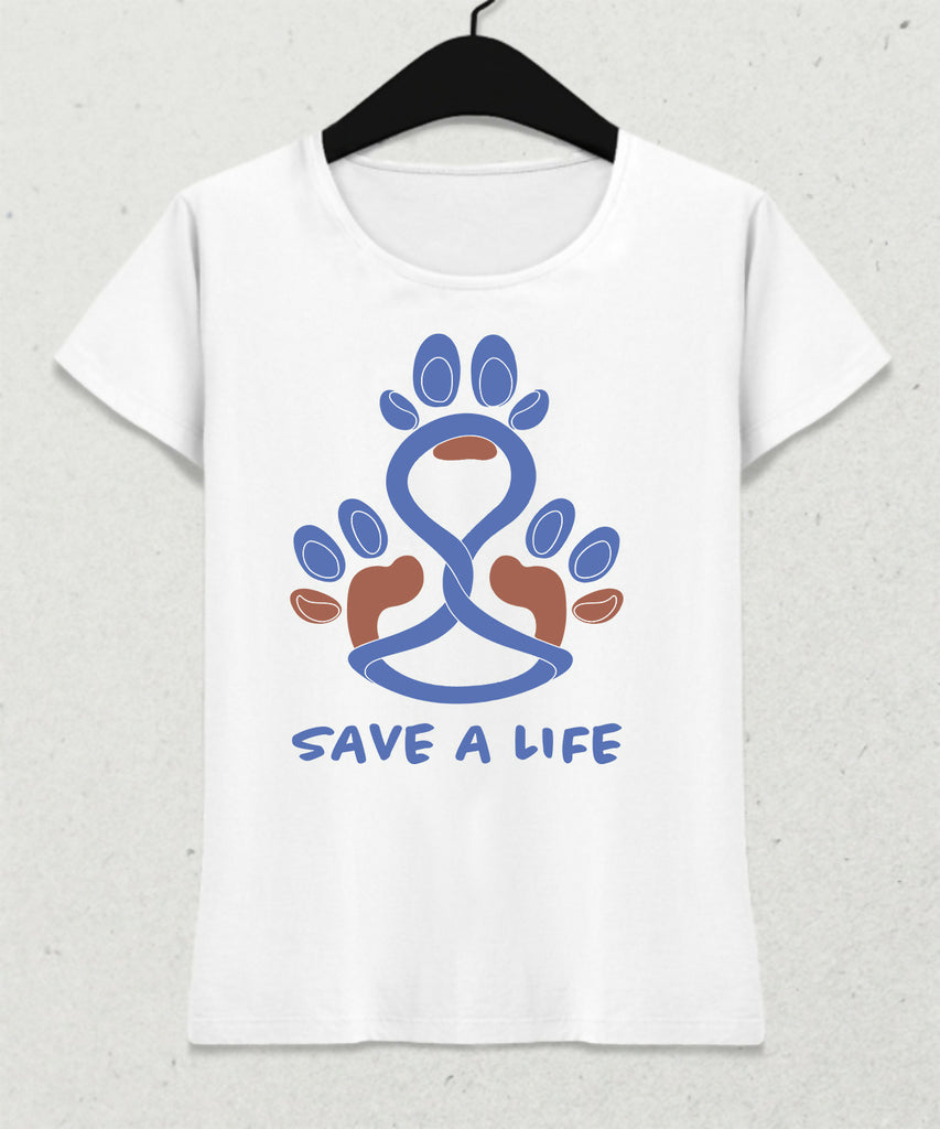 SAVE A LIFE Kısa Kol Tişört